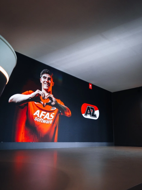 HOOQD LED scherm bij AFAS Stadion AZ