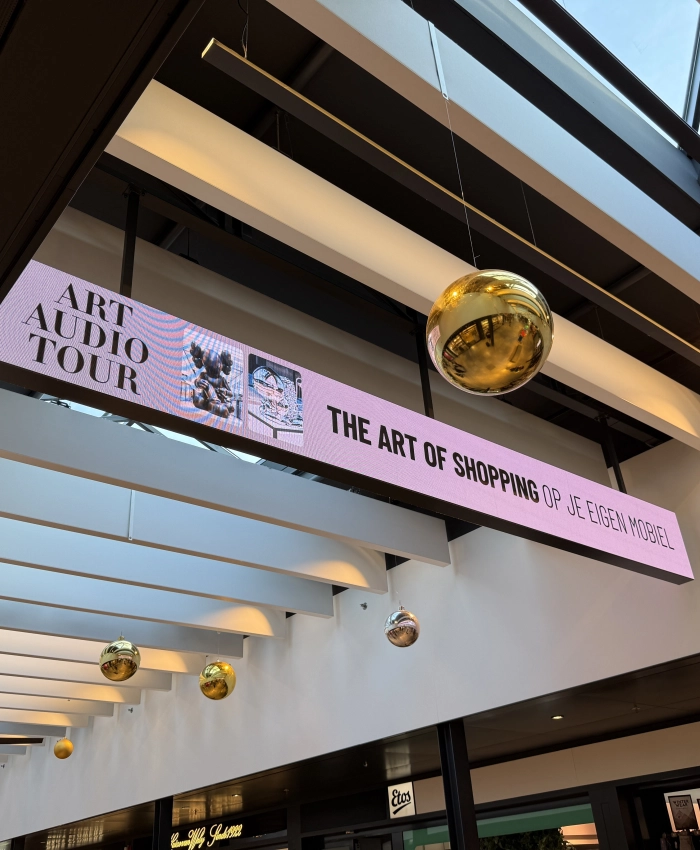 Indoor signage in winkelcentrum Gelderlandplein
