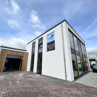 Hagemans verf gebouw buiten gevel afstand