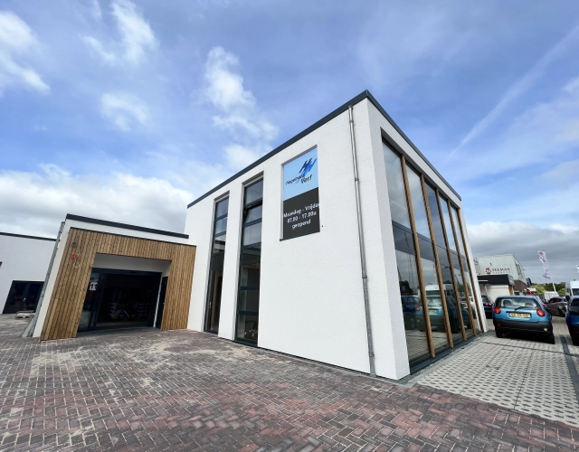 Hagemans verf gebouw buiten gevel afstand