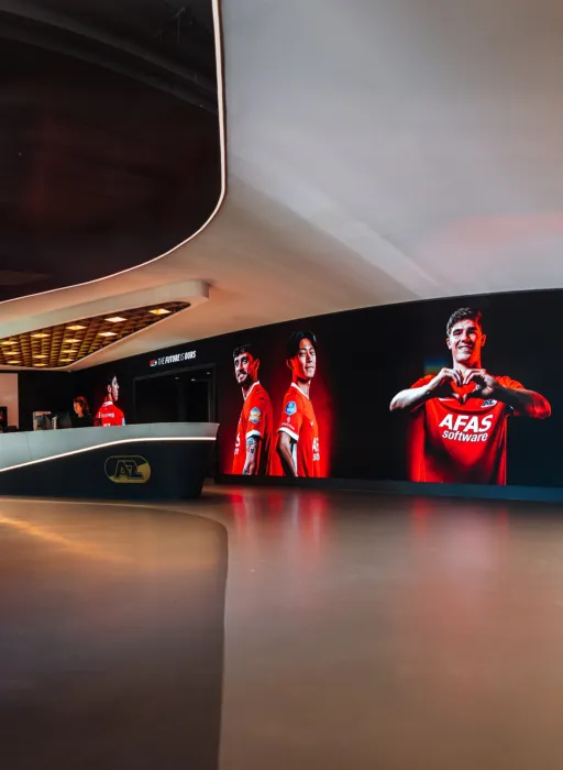 Een indrukwekkende binnenkomst bij AZ Alkmaar