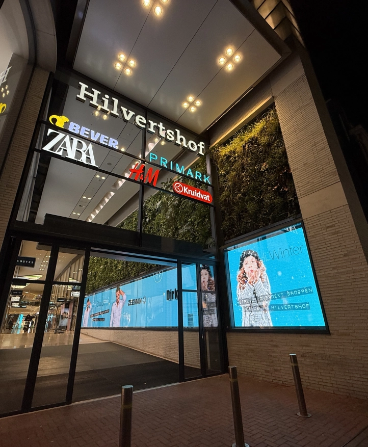 LED schermen HOOQD Hilvertshof in Hilversum