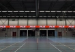 Dynamische indoor LED boarding strak langs het veld tijdens een wedstrijd van Limax volleybal Tigers