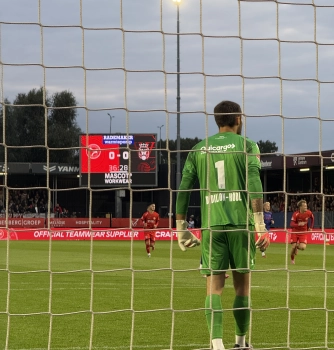 Groot digitaal digitaal LED scorebord bij Almere City FC