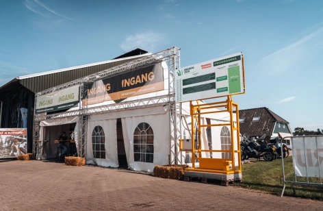 HOOQD Grasdag LED scherm ingang programma