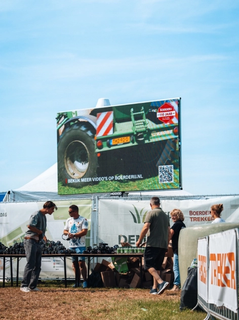 HOOQD Grasdag LED scherm beeld