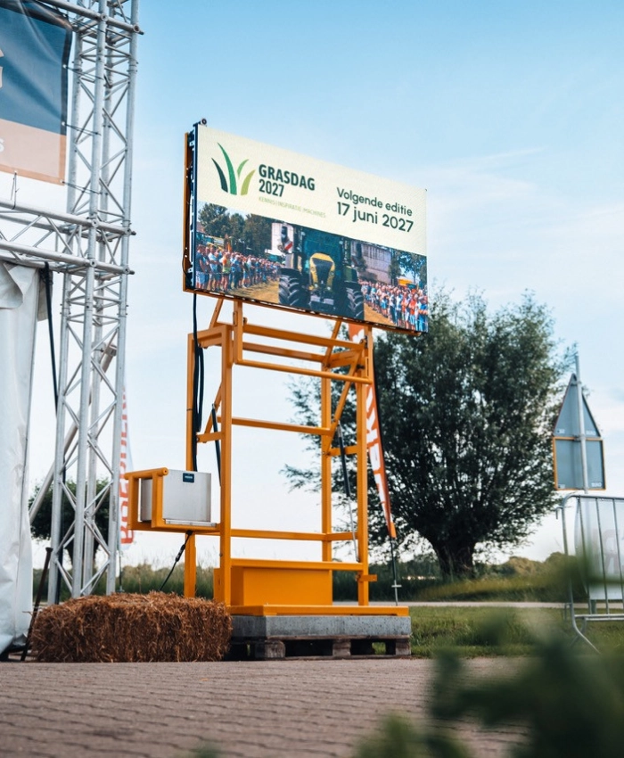 HOOQD Grasdag LED scherm ingang