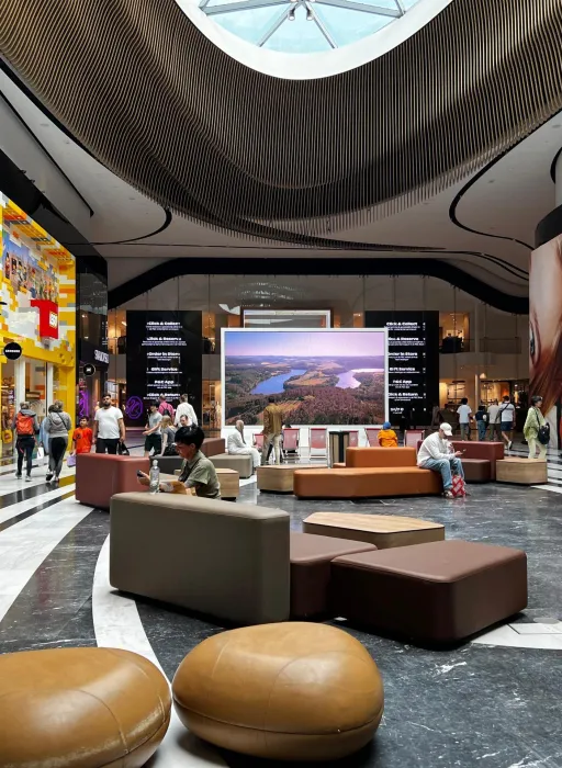 Live beleving in het hart van de Mall